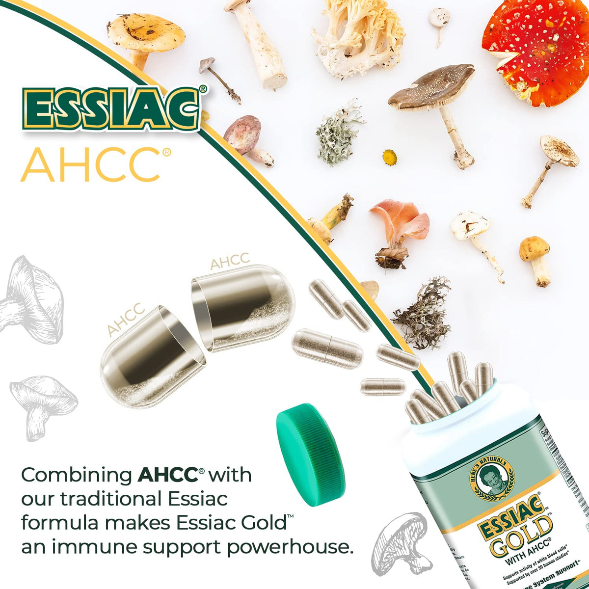 Essiac Gold with AHCC Immune Support - 60 Capsules - image 9
