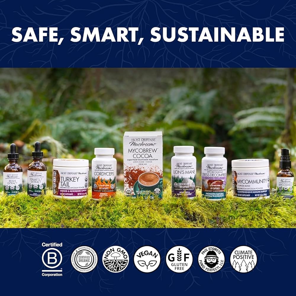 Host Defense Immune Gummies Mushroom Supplement - 90 Gummies - image 7