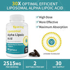 Naering Liposomal Alpha Lipoic Acid 1400mg Softgels