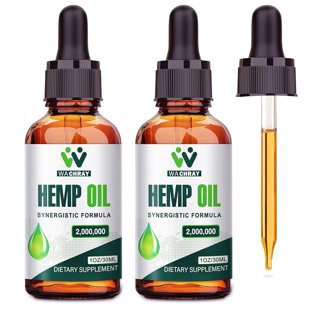 WACHRAY Organic Oil Drops Vegan, Non-GMO