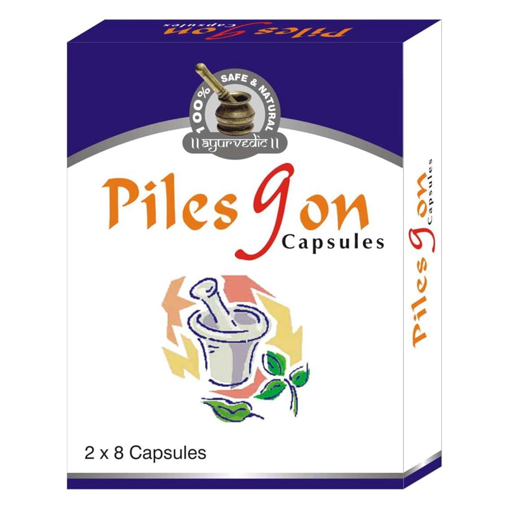 Generic Naturogain Pilesgon Herbal Capsules - 64 Count
