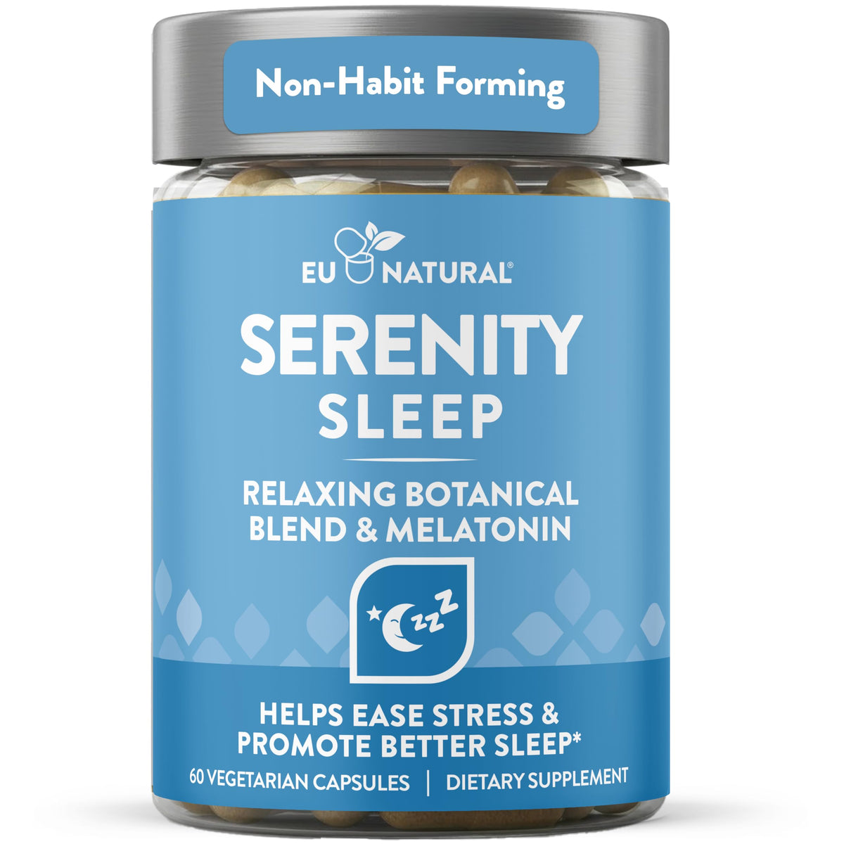 Eu Natural Serenity Sleep Aid for Adults - 60 Vegetarian Capsules