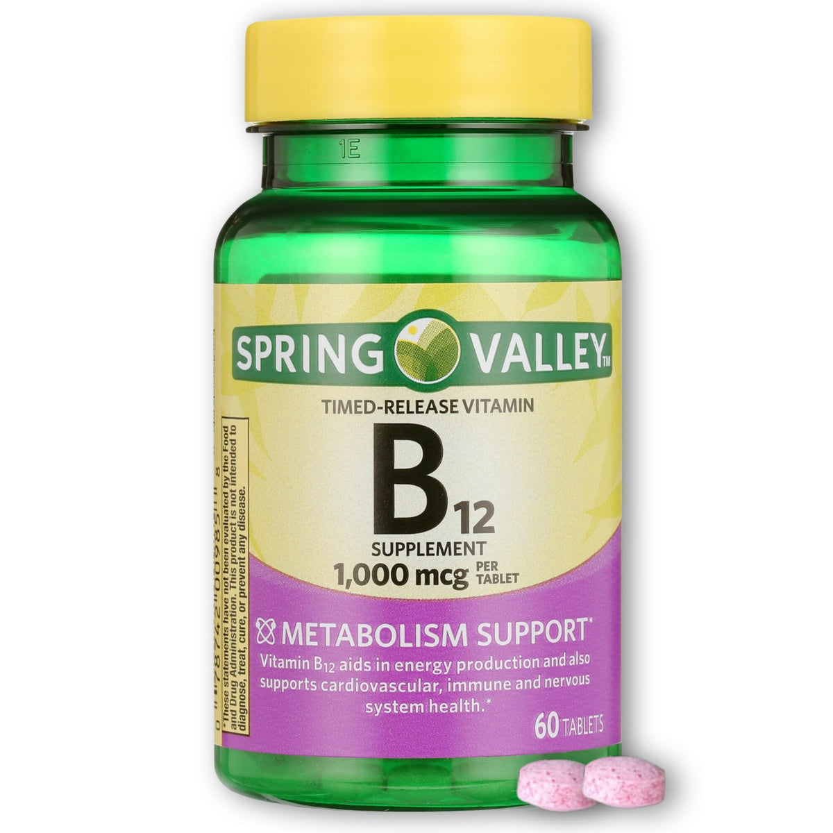 FUSION SHOP STORE Vitamin B12 1000 mcg Timed Release - 60 Tablets - image 7