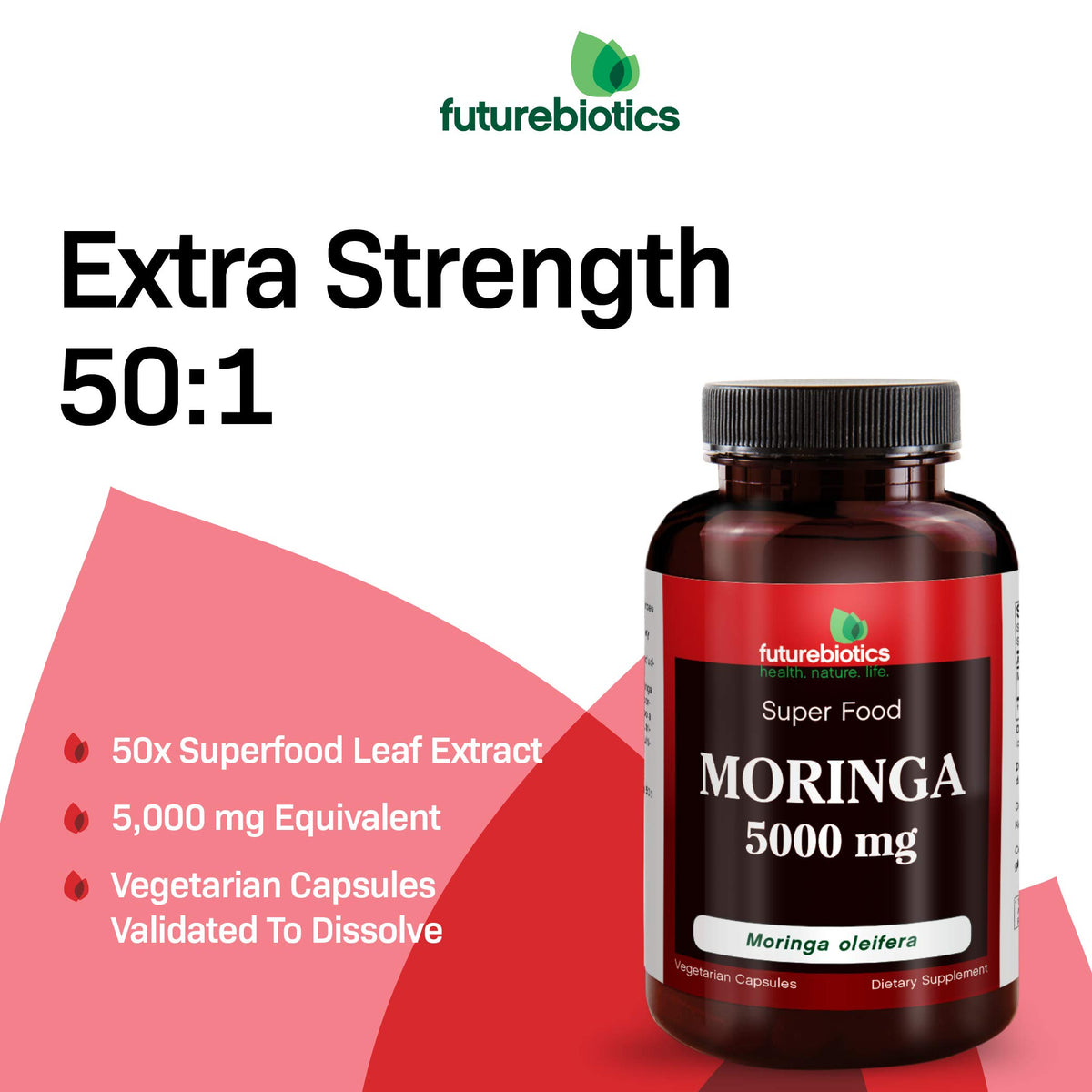 Futurebiotics Moringa - 60 Vegetarian Capsules - image 4