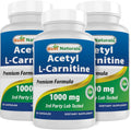 Best Naturals Acetyl L-Carnitine 1000 mg - 180 Capsules