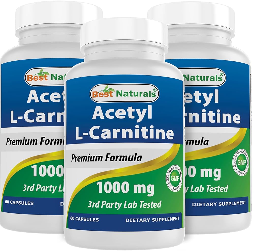 Best Naturals Acetyl L-Carnitine 1000 mg - 180 Capsules