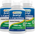 Best Naturals Acetyl L-Carnitine 1000 mg - 180 Capsules