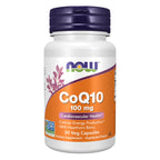 NOW Supplements CoQ10 100 mg Pharmaceutical Grade - 30 Vegetarian Capsules
