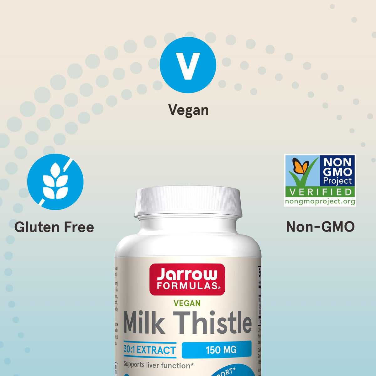 Jarrow Formulas Milk Thistle 150 mg Liver Support - 200 Capsules - image 5