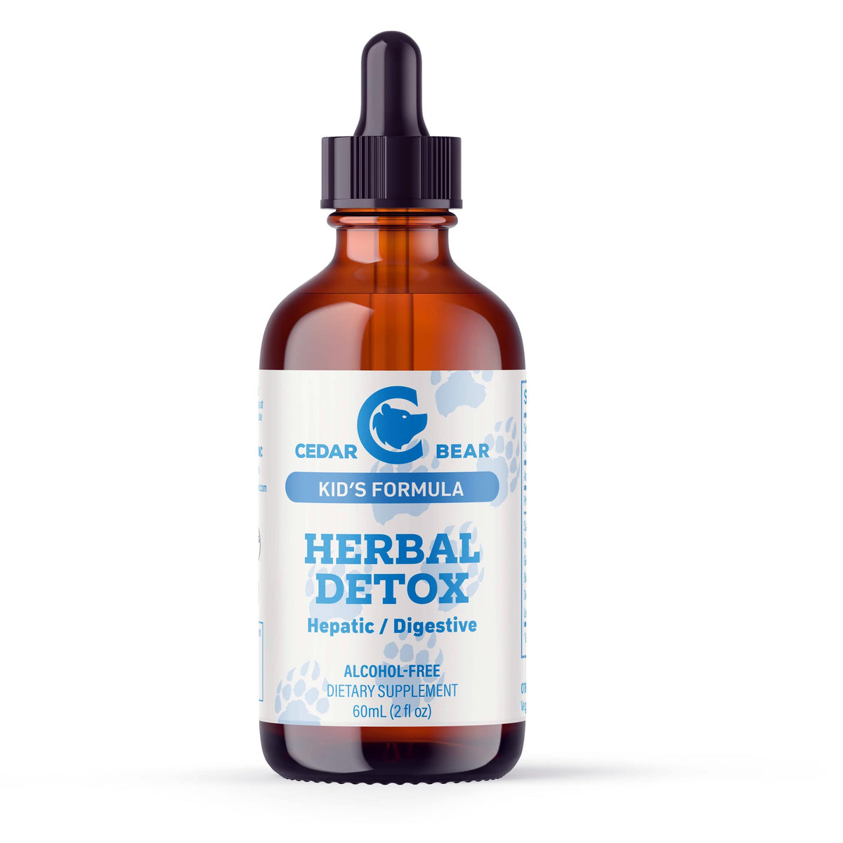 Cedar Bear Herbal Detox for Kids Liquid Herbal Supplement