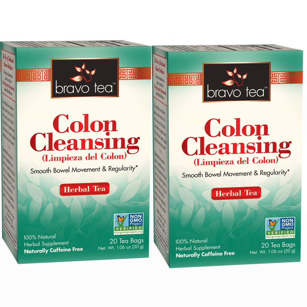 Bravo Tea Colon Cleansing Herbal Tea Caffeine Free