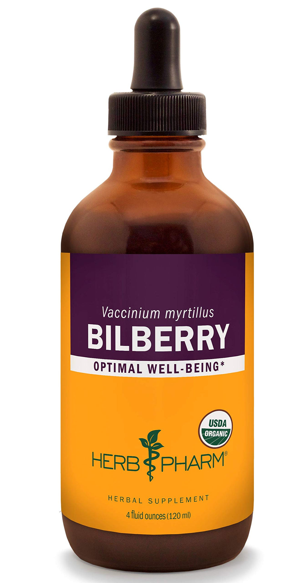 Herb Pharm Certified Organic Bilberry Liquid Extract for Eye