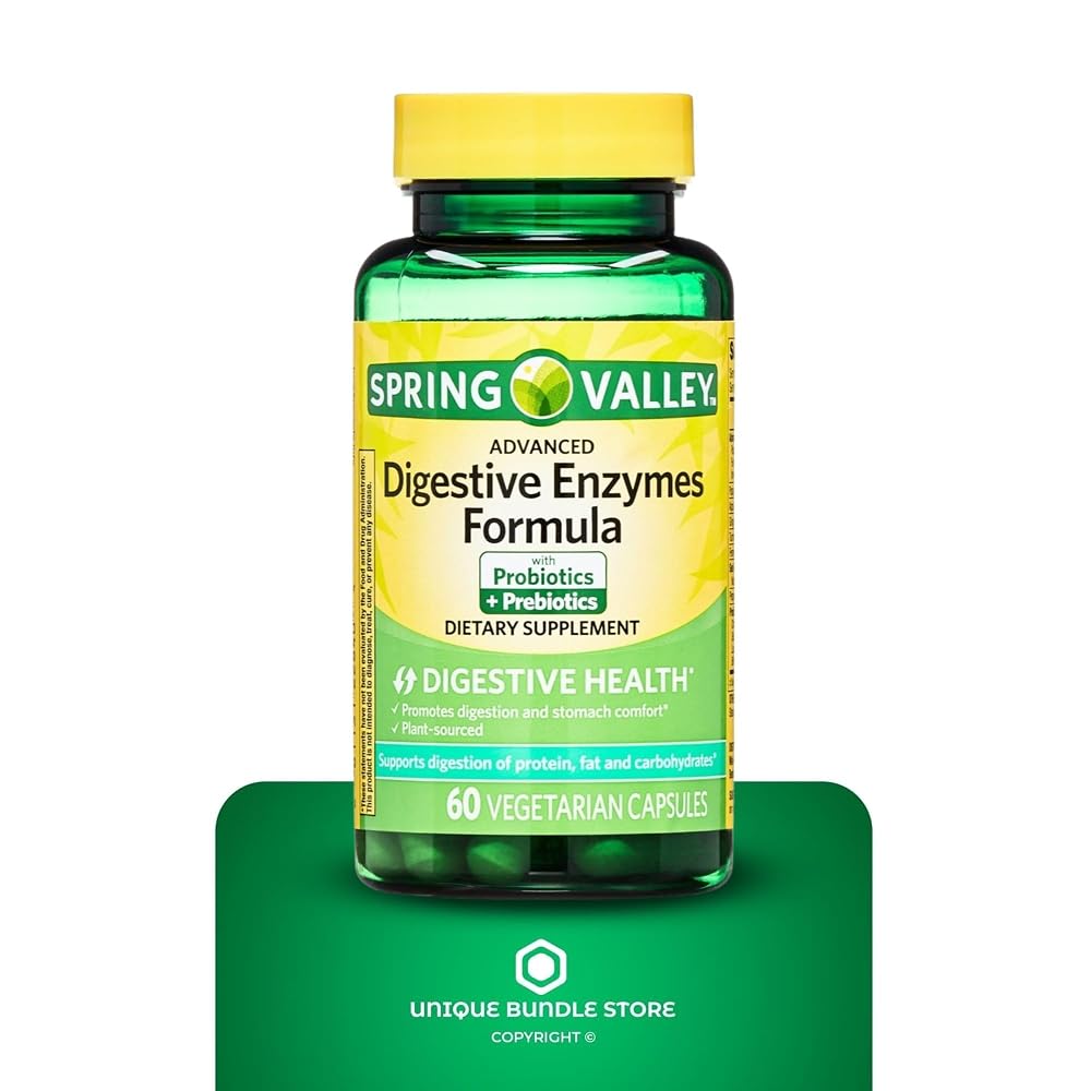 Unique Bundle Digestive Enzymes with Probiotics & Prebiotics - 120 Capsules - image 5