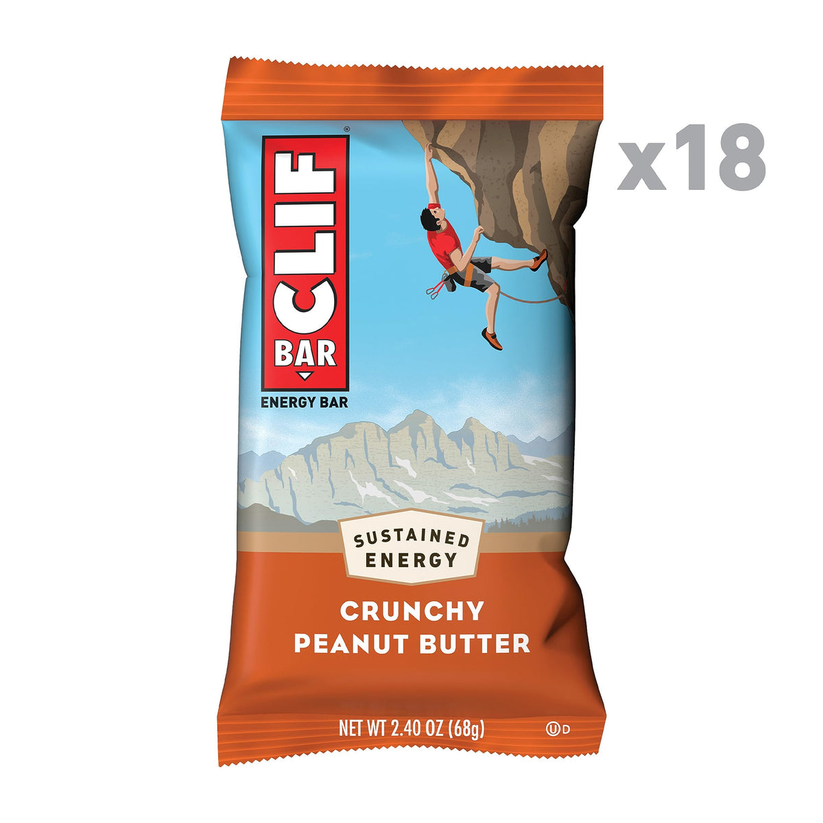 CLIF Bar Crunchy Peanut Butter Energy Bar - 18 Pack - image 3