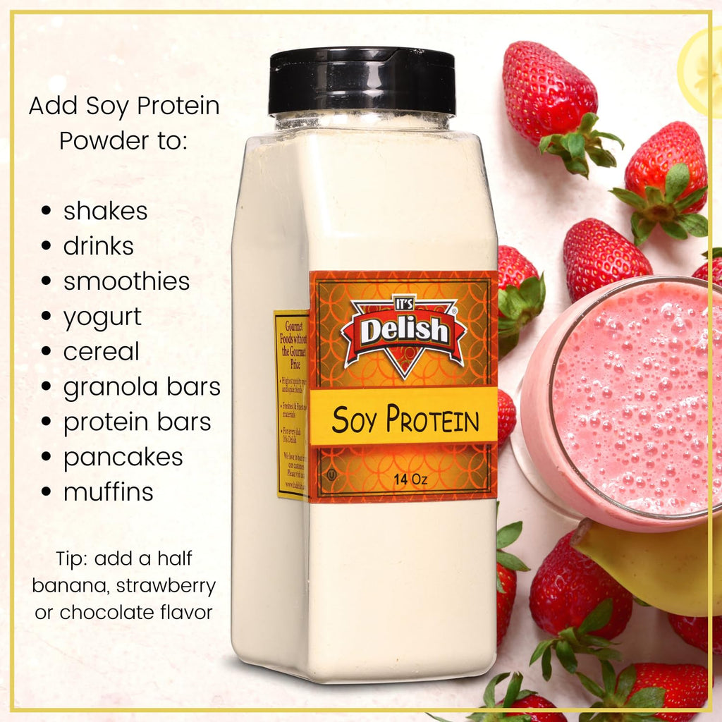 It's Delish Soy Protein Powder Unflavored - 14 oz - image 5
