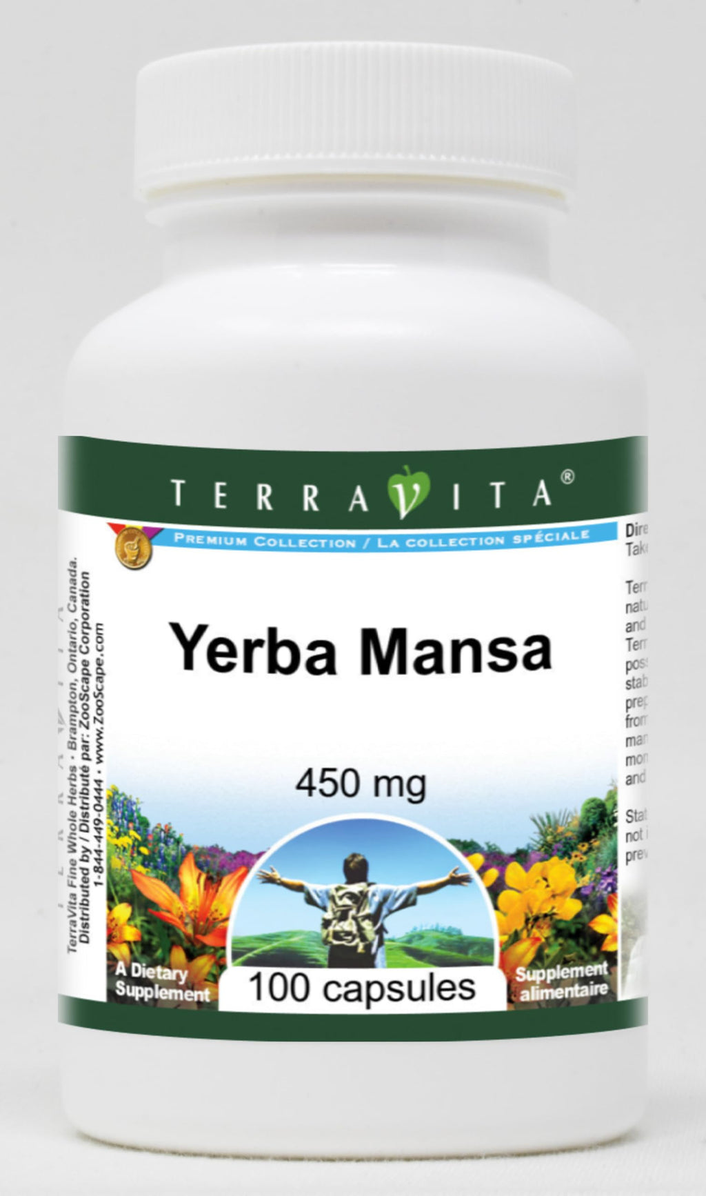 Terravita Yerba Mansa - 450 mg (100 Capsules, ZIN: 521698)