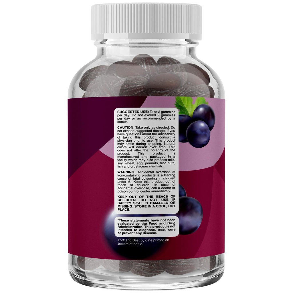 Phytoral Iron Gummies with B Complex Vitamins - 60 Count - image 9