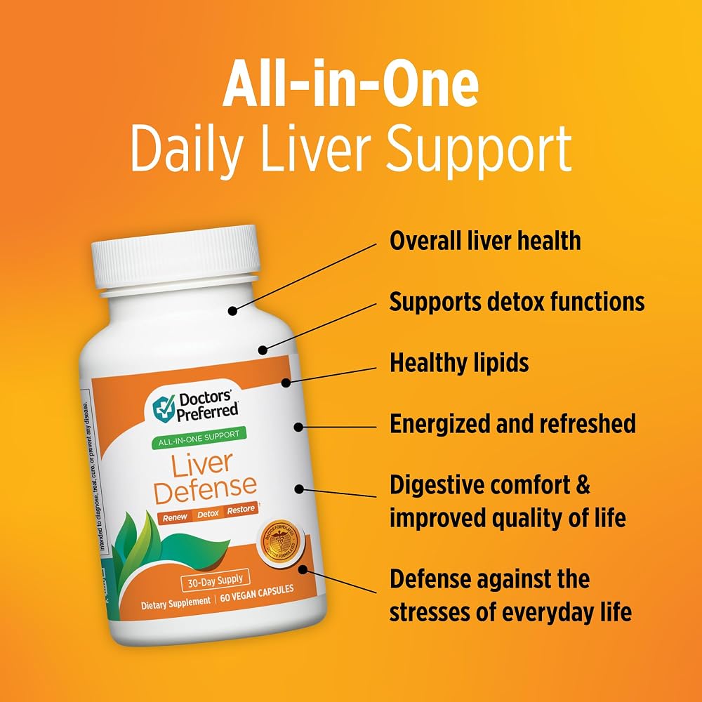 DOCTORS' PREFERRED Liver Defense with Milk Thistle - 60 Capsules - image 5