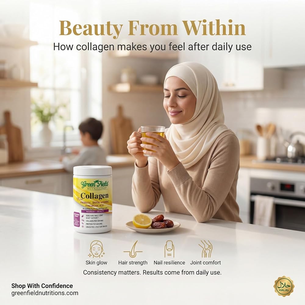 Greenfield Nutritions Halal Collagen Peptides Powder - 277g - image 3