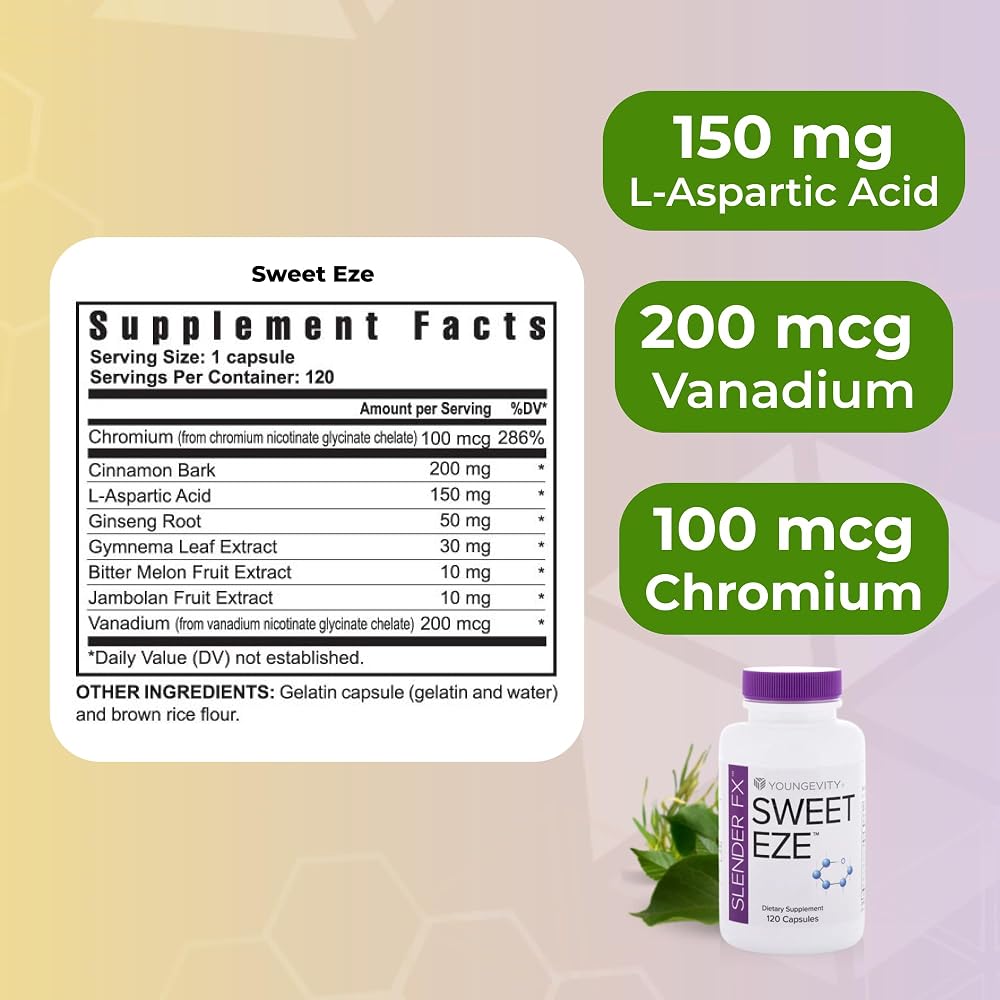 Youngevity Sweet Eze Multivitamin and Mineral Supplement - 120 Capsules - image 3