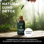 Betterbrand Mullein Drops for Lung Detox - Mullein Leaf Tincture