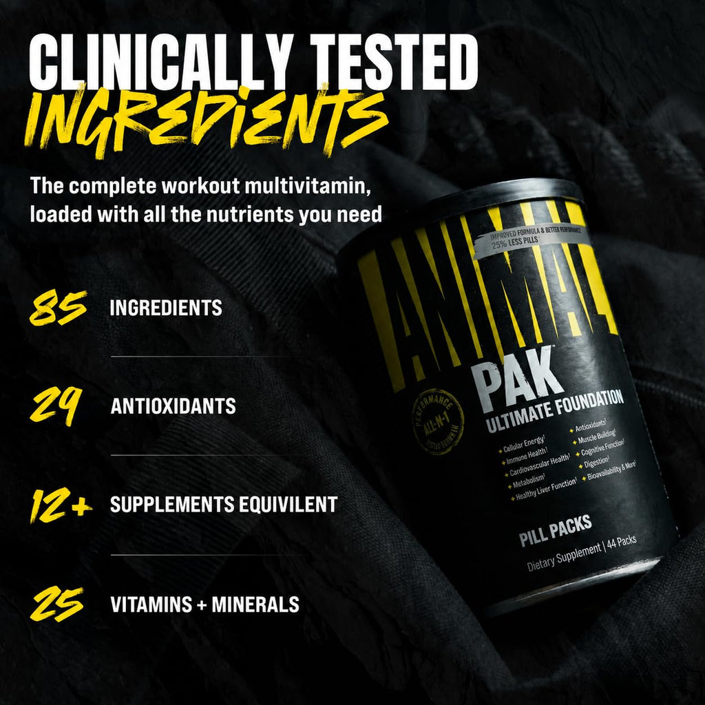 Animal Pak Multivitamin for Men & Women - 44 Packs - image 5