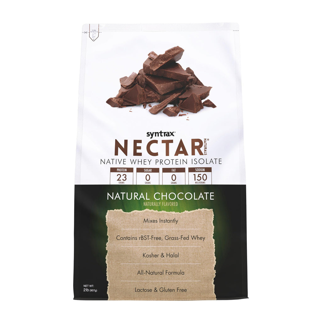Syntrax Nectar Natural Whey Protein Isolate Chocolate - 2 lb