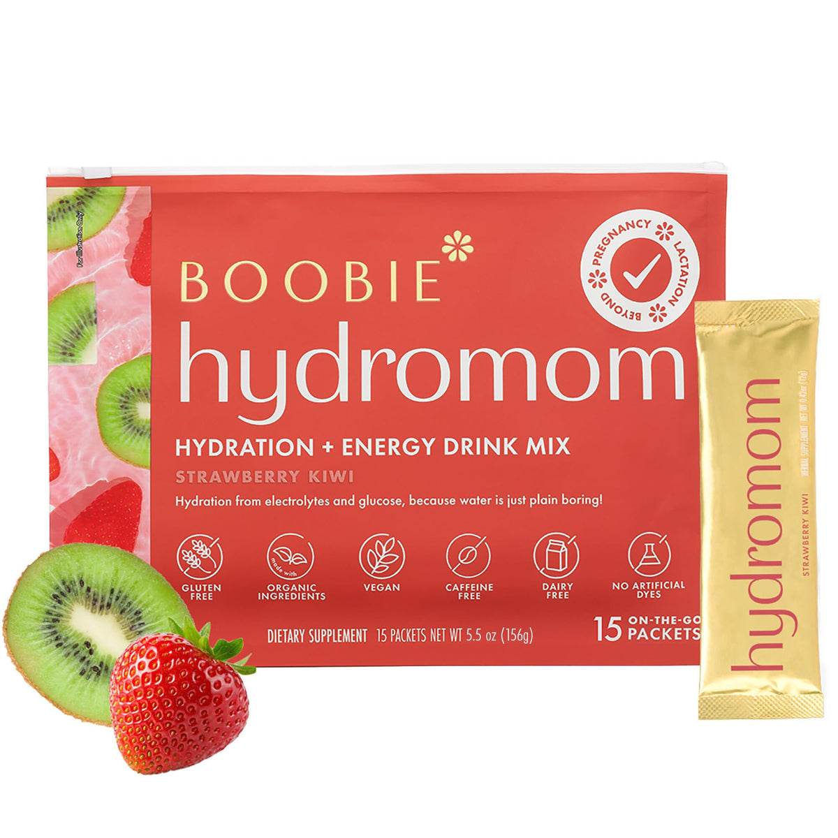 Boobie Brands Hydromom Electrolyte Drink Mix for Moms