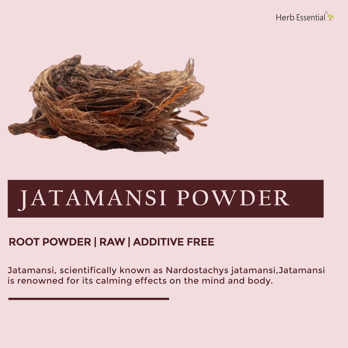 Herb Essential Jatamansi Root Powder for Hair Care - 100g - image 4