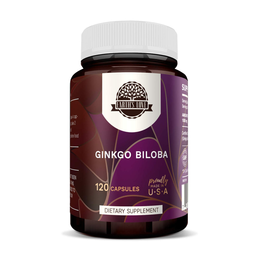 HerbEra Earth's Love Ginkgo Biloba 500 mg - 60 Capsules