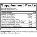 NATURELO Turmeric Curcumin with BioPerine - 120 Vegan Capsules - image 3