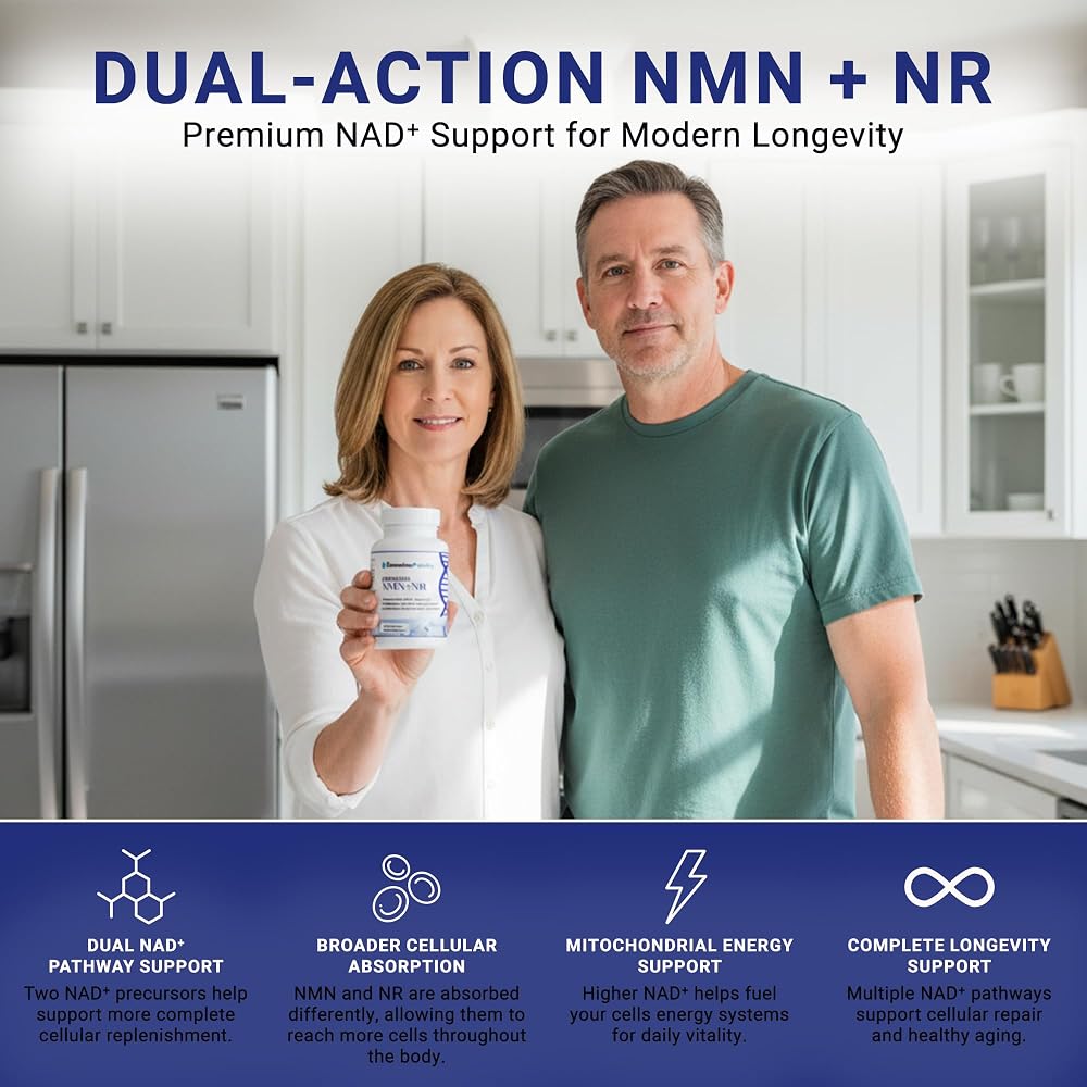 GenuinePurity Liposomal NMN + NR Supplement - 60 Vegan Capsules - image 3