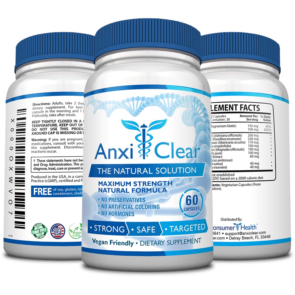 AnxiClear Consumer Health Night - Boosts Mood