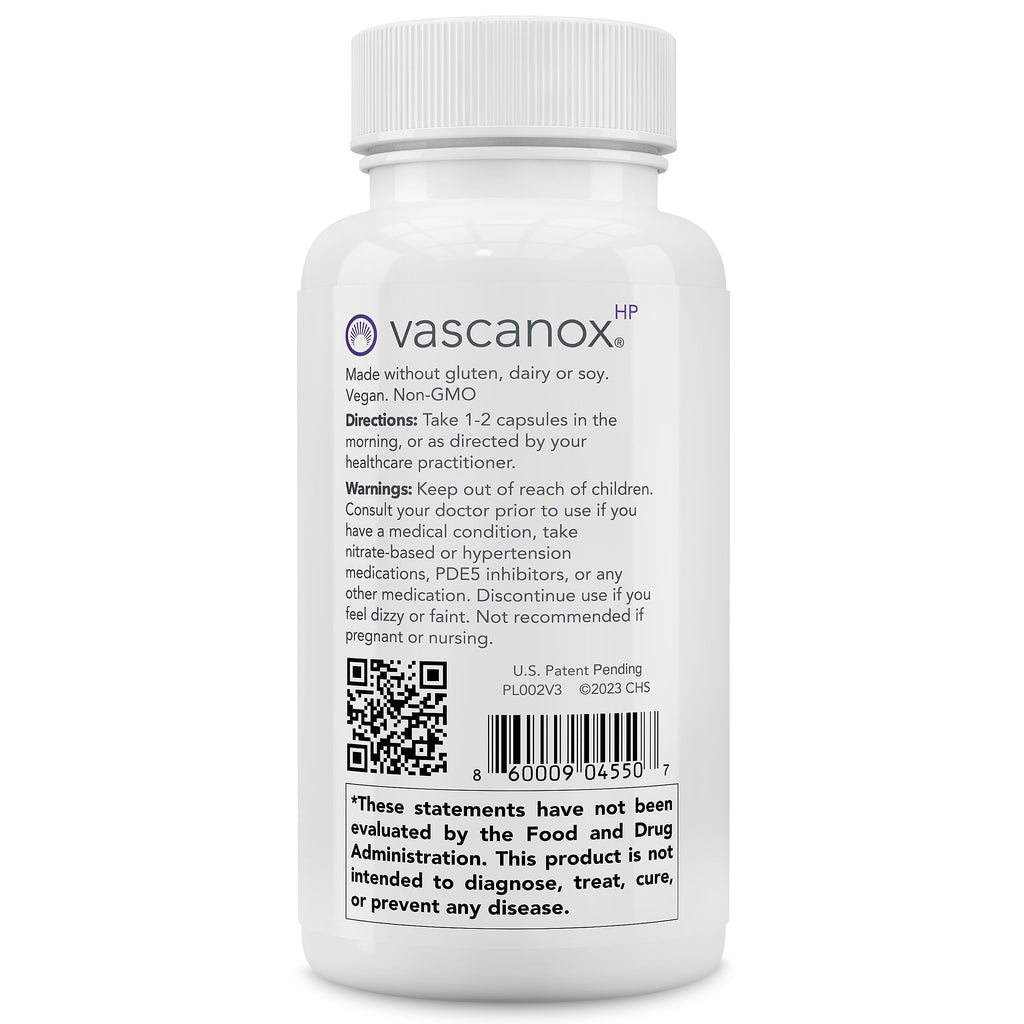 Calroy Vascanox HP Nitric Oxide Support - 60 Vegan Capsules - image 6