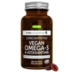 Igennus Vegan Omega 3 Algae Oil EPA DHA 600mg - 180 Softgels
