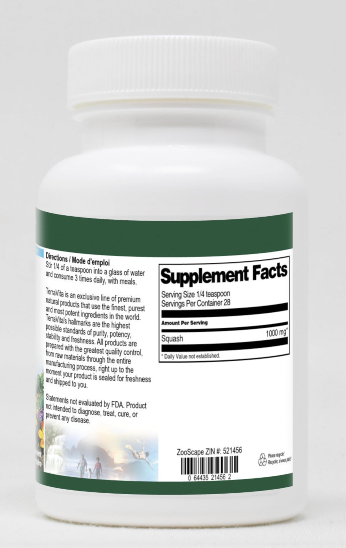 Terravita Squash Powder - 1 oz - image 2