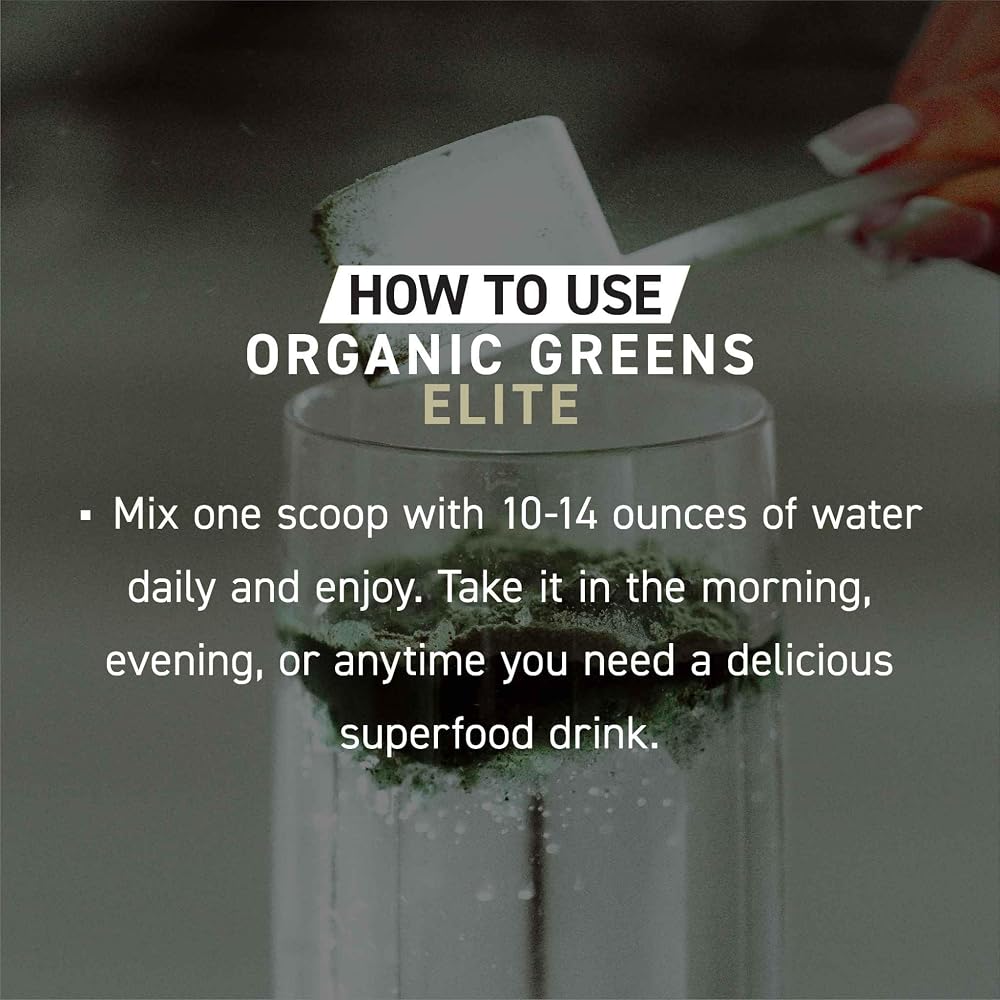 Kaged Organic Greens Elite Powder Berry - 30 Servings - image 7