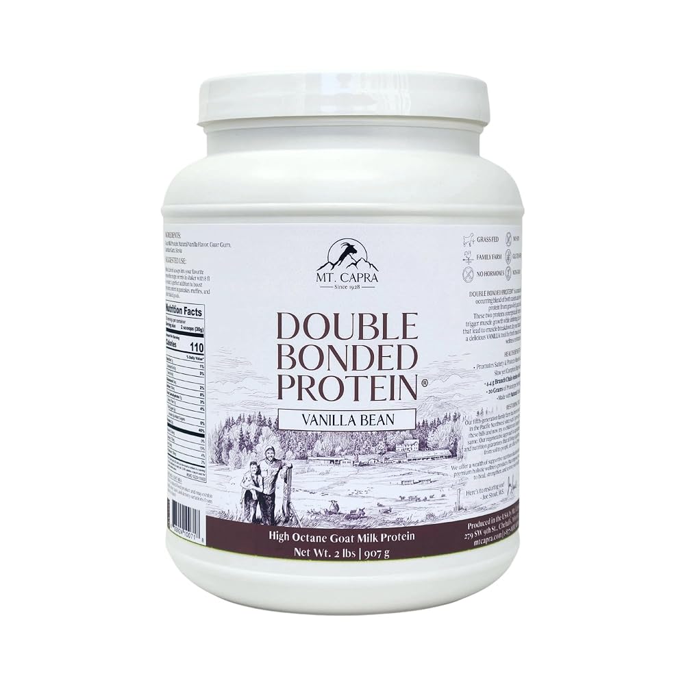 Mt. Capra Double Bonded Protein Vanilla Bean Goat Milk - 2 Pounds