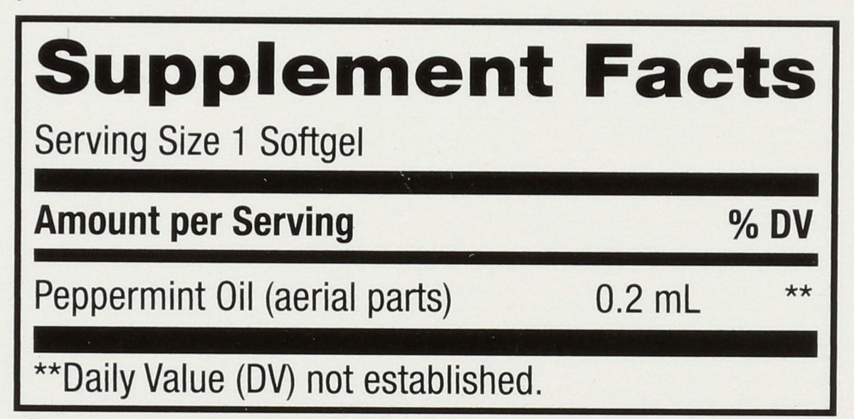 Nature's Way Pepogest EC Peppermint Oil - 60 Softgels - image 3