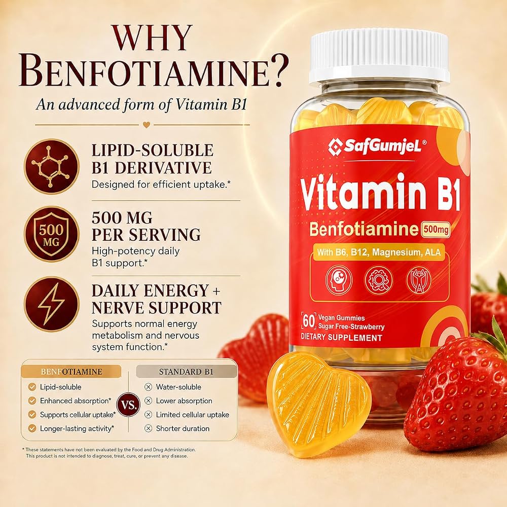Safgumjel Vitamin B1 Gummies