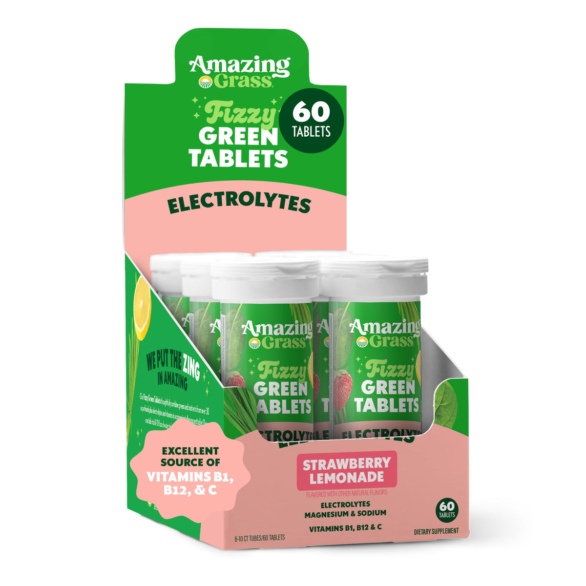 Amazing Grass Effervescent Fizzy Green Tablets