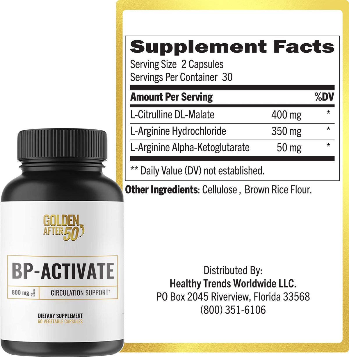 Golden After 50 BP-Activate - Cardiovascular Health Support