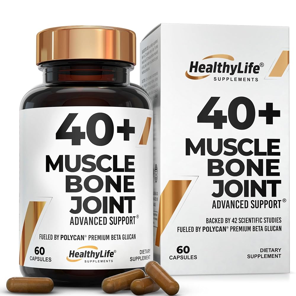 40+ Muscle Bone Joint Support Postbiotic - 60 Capsules