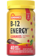Sundance Vitamins B-12 Energy Gummies Peach Raspberry - 40 Count