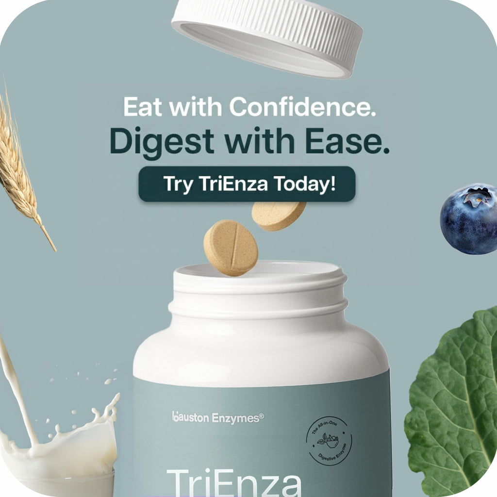 Houston Enzymes TriEnza Digestive Enzymes - 180 Chewables - image 8