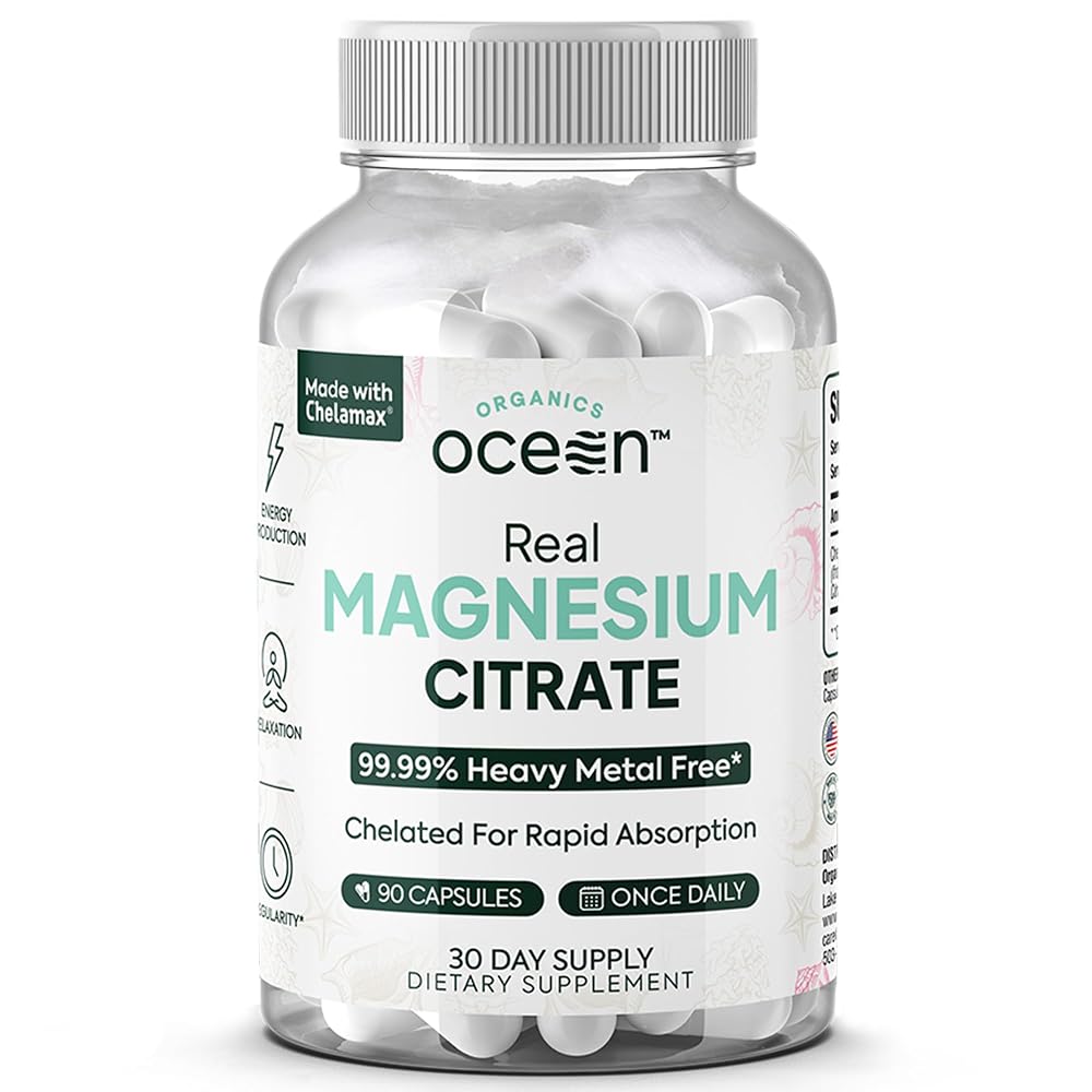 Organics Ocean Real Magnesium Citrate - High Absorption Magnesium