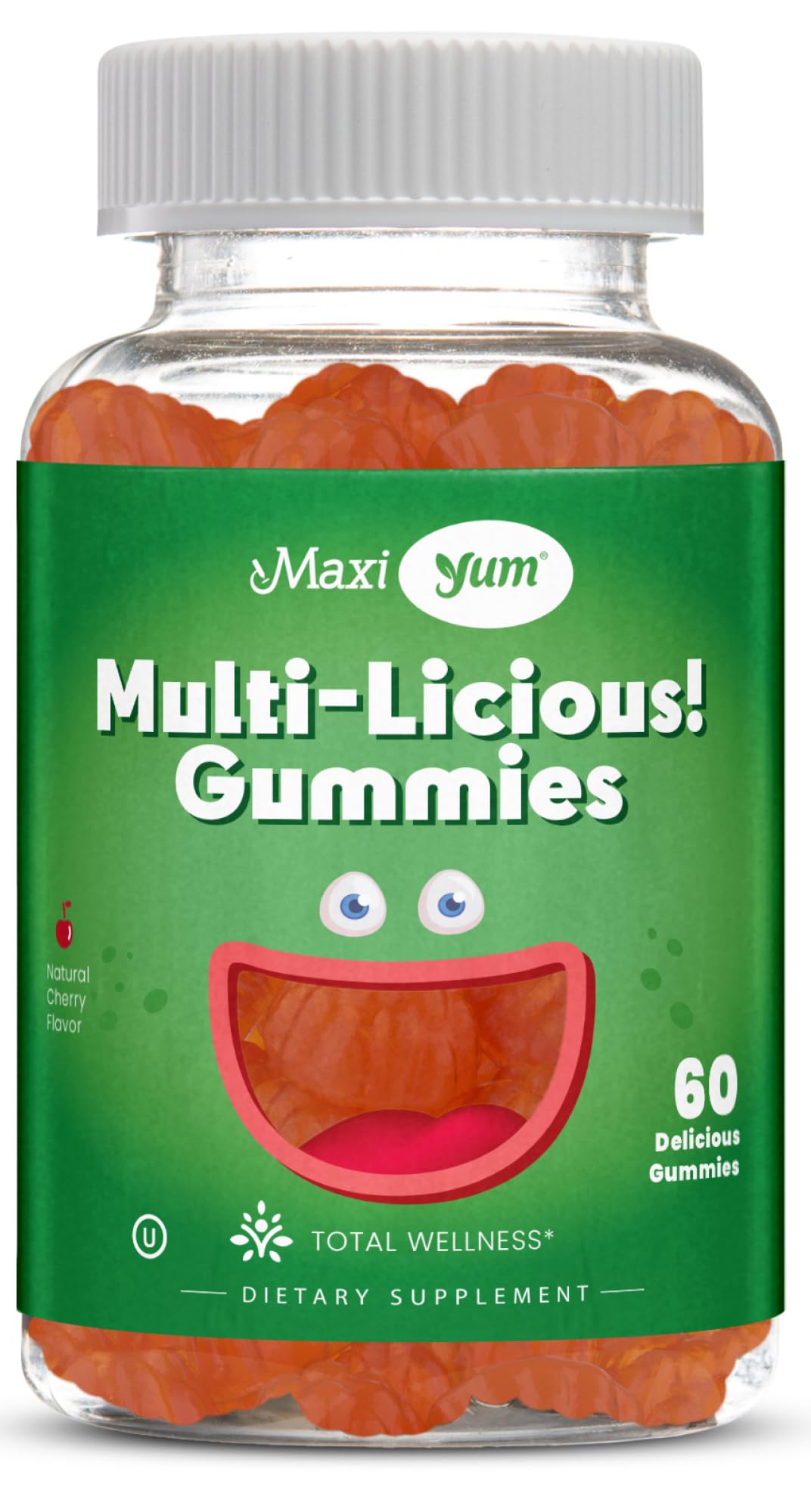 Maxi Health Multivitamin Gummies Cherry Flavored - 60 Gummies