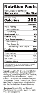 G2G Protein Bar, Almond Oatmeal Cookie Parent