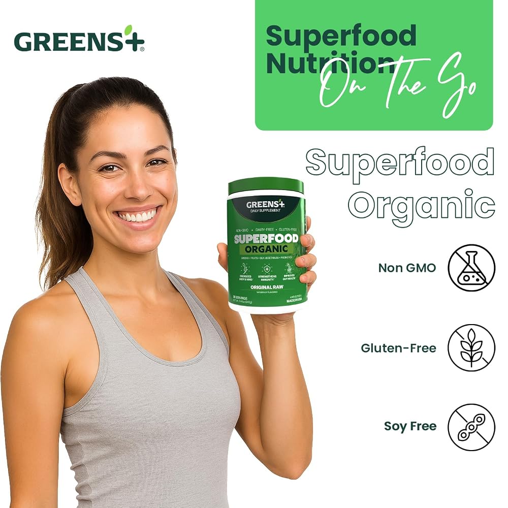 Greens+ Organic RAW Superfood Powder - 8.46 oz - image 2