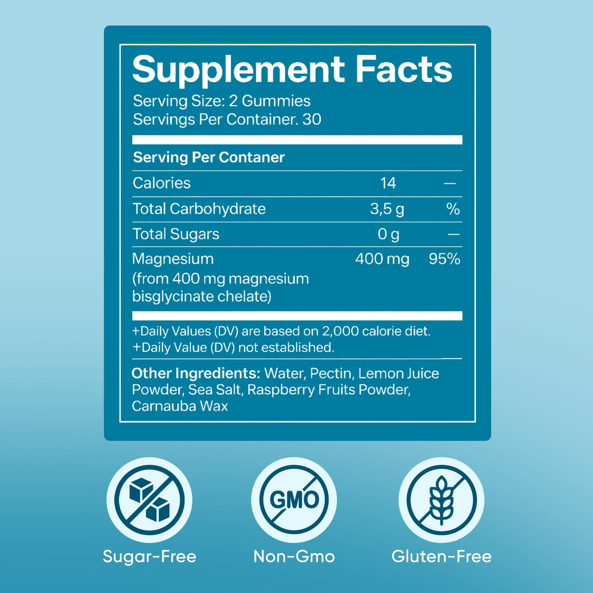 ZRRTXV Magnesium Bisglycinate Gummies - 60 Gummies - image 4